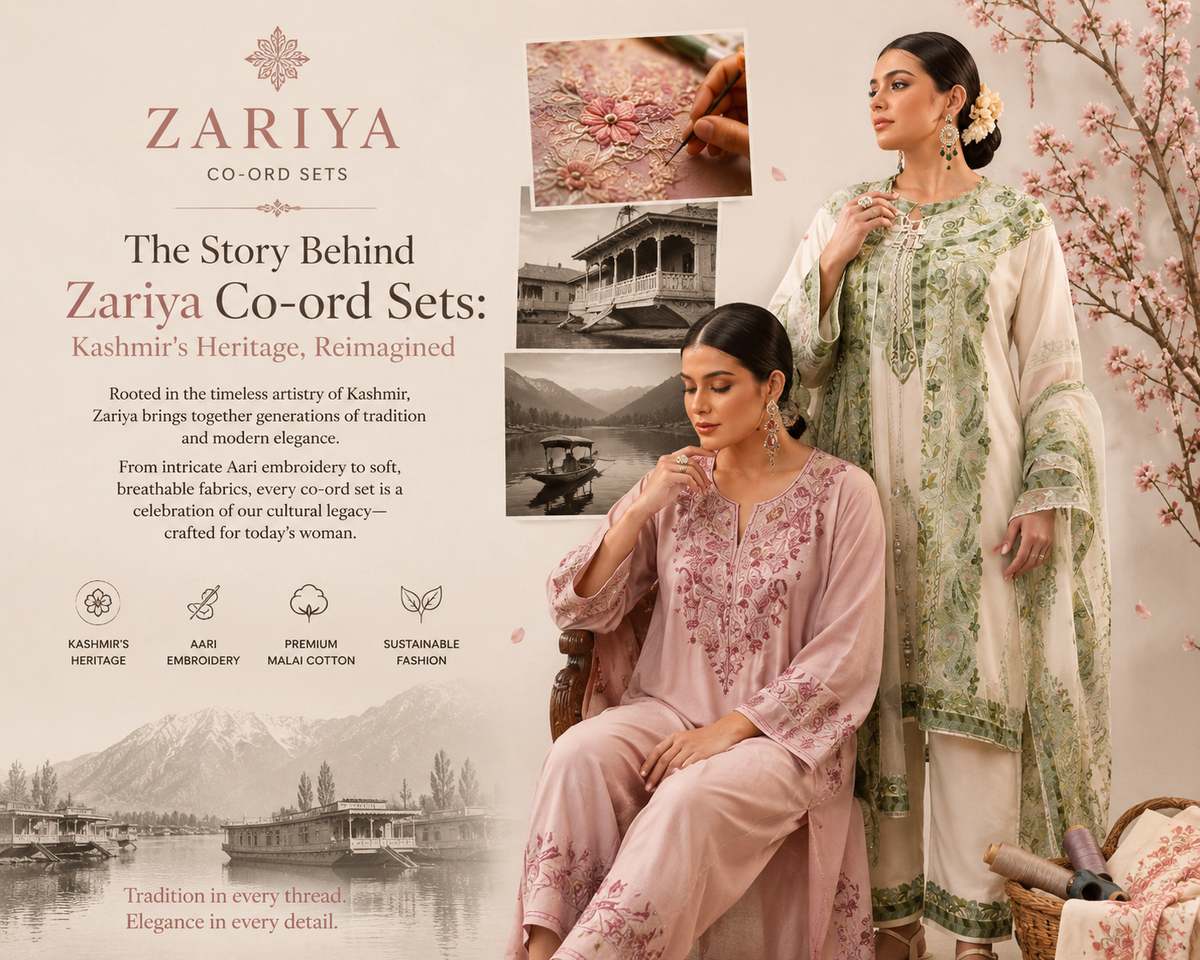 The Story Behind Zariya Co-ord Sets: Kashmir's Heritage, Reimagined