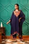 Elegant & Descriptive- Kashmiri Kaftan 2pc set - 100% Rayon Aari work